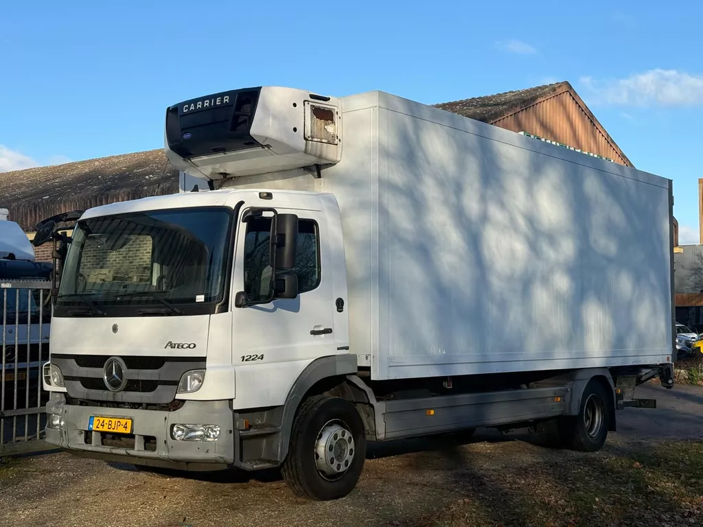 Mercedes-Benz Atego 1224L Laadklep Carri&egrave;r Koelwagen Marge Euro5 1e Eigenaar Cruise