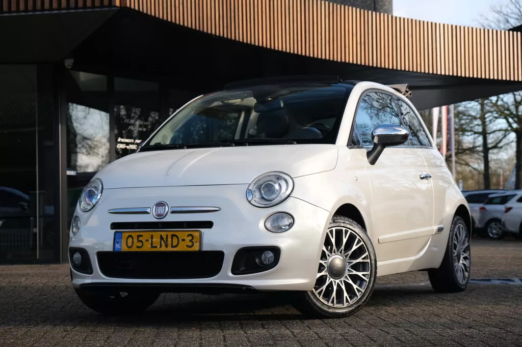 Fiat 500 C 1.2 Rock NW. Distributie Automaat Clima Cabrio Leer