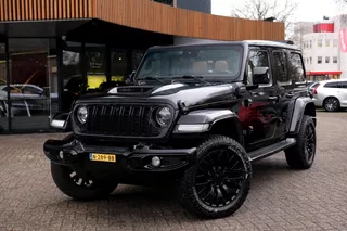 Jeep Wrangler Unlimited 4xe 380 Rubicon BRUTE! Khan velgen ACC stoel/stuurwielverwarming Carplay Trekhaak Alpine Cabrio