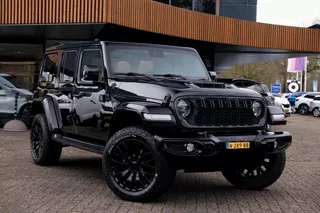 Jeep Wrangler Unlimited 4xe 380 Rubicon BRUTE! Khan velgen ACC stoel/stuurwielverwarming Carplay Trekhaak Alpine Cabrio