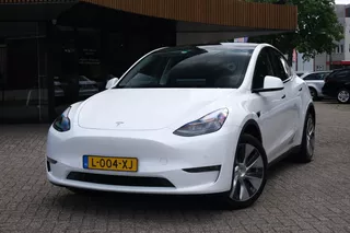 Tesla Model Y Long Range AWD 75 kWh|Rijklaar!|SoH91%|FSD3|Pano|Trekhaak|Warmtepomp|INCL.BTW