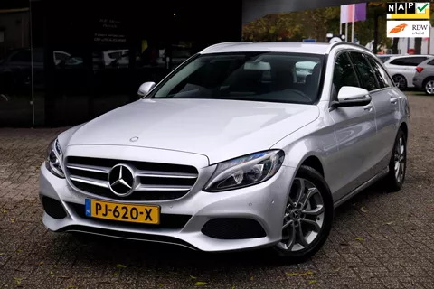 Mercedes-Benz C-klasse Estate 180 Business Solution/LED/Achteruitrijcamera/Dodehoekdetectie/Stoelverwarming/Sportonderstel